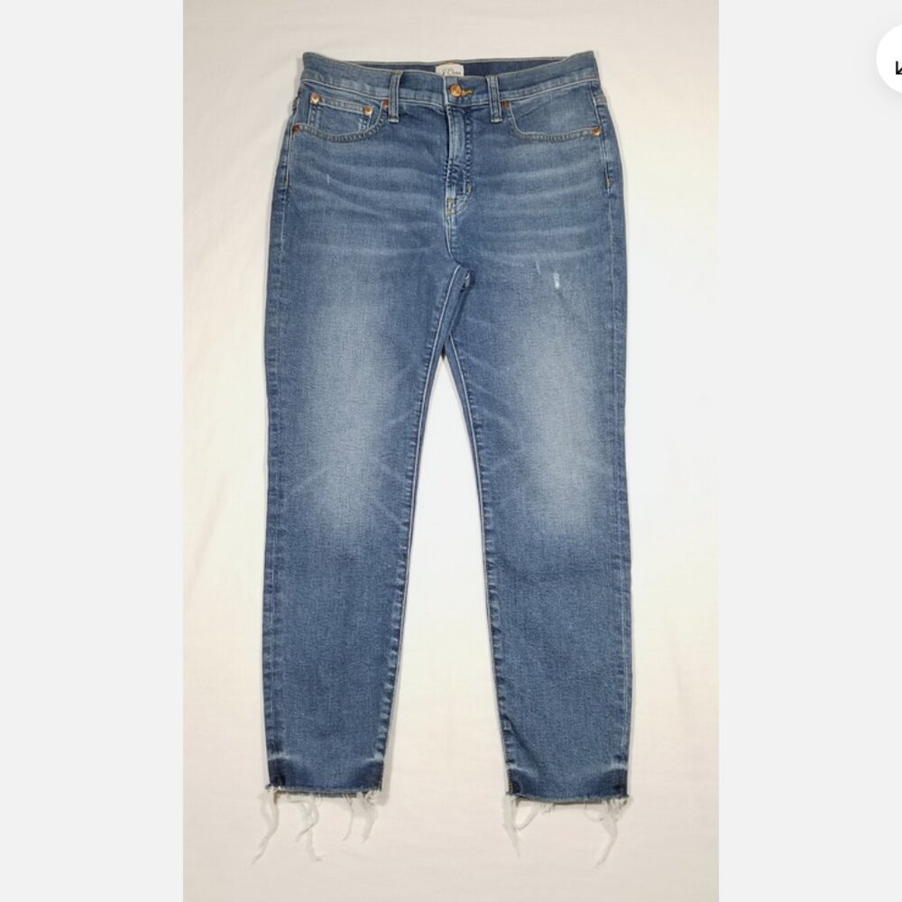 J. CREW Denim 10" Toothpick Skinny Jeans 6469E1M